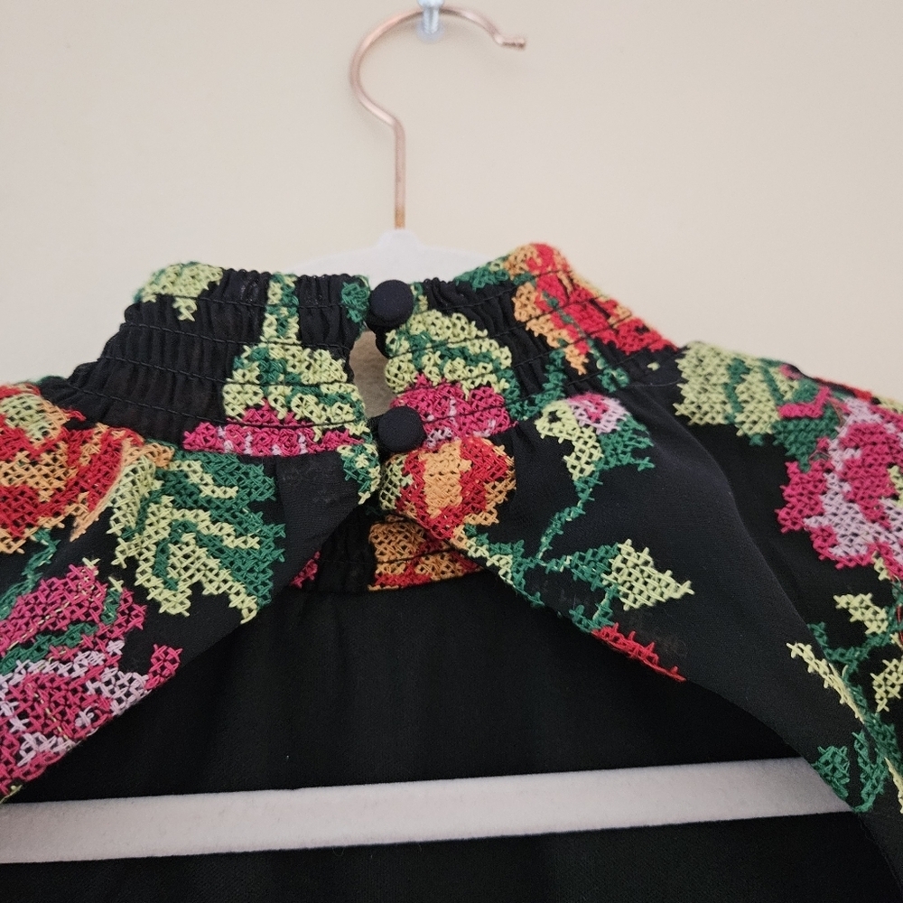 Anthropologie Eva Franco floral embroidery dress - Picture 12 of 13